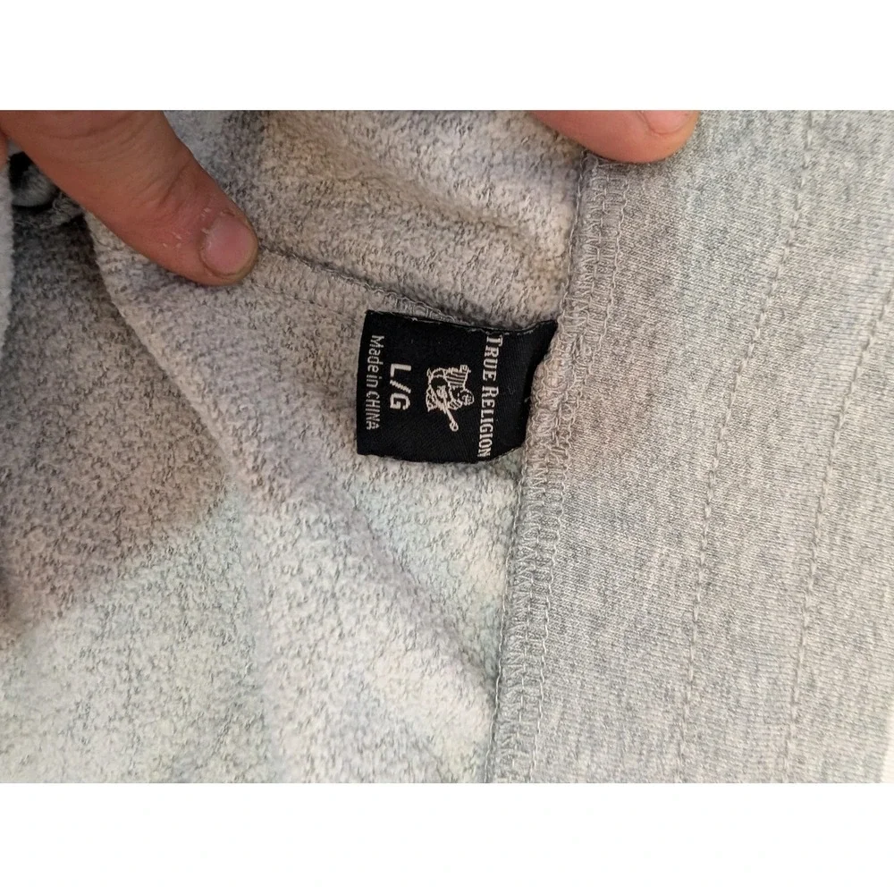 True‎ Religion Collegiate Jogger Sweatpants Heather Gray Men's L/G